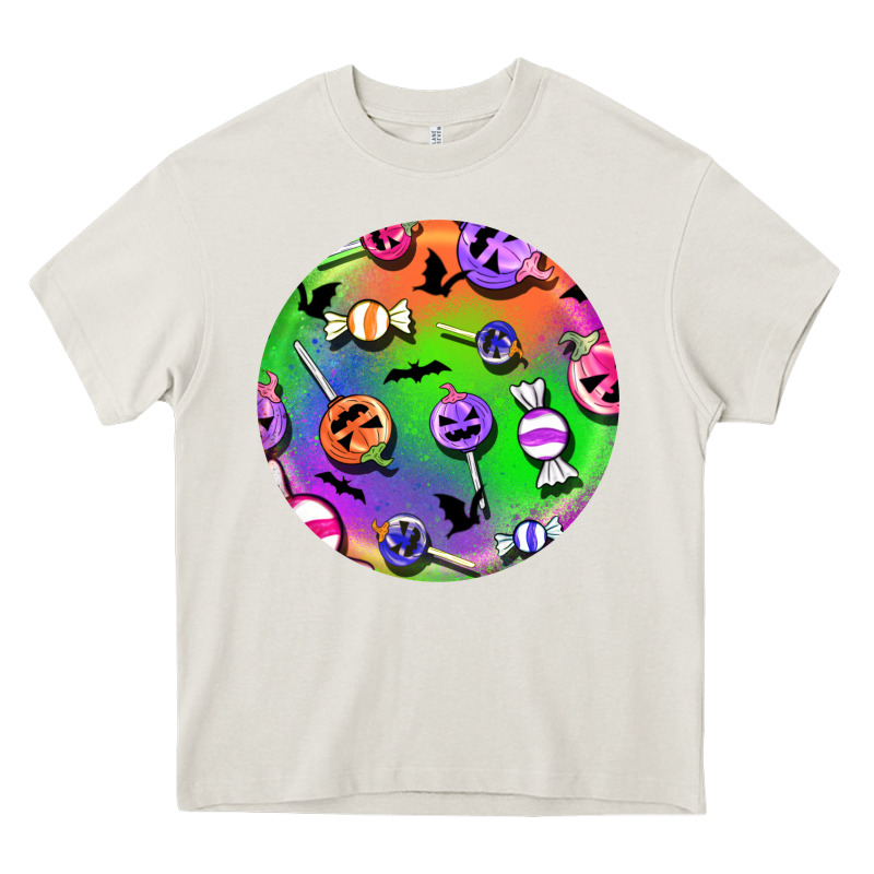 Halloween Round Earrings 4 Heavy Core Tee by BundleAndBundleShop | Teevron