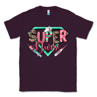 Plum super nurse Classic Tee - RanaPortraitStore