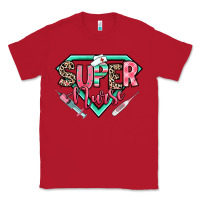 Red super nurse Classic Tee - RanaPortraitStore