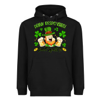 Black drink responsibly dont spill it Heavyweight Hoodie - Artiststas