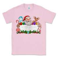 Bubblegum Pink custom name christmas Classic Tee - texasbilliewilder