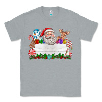 Heather Grey custom name christmas Classic Tee - texasbilliewilder