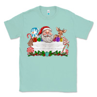 Seafoam custom name christmas Classic Tee - texasbilliewilder