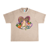 French Oak Easter heart Easter Day Urban Heavy Tee - HowdyJamesFarm