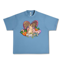 Pebble Blue Easter heart Easter Day Urban Heavy Tee - HowdyJamesFarm