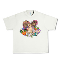 Pistachio Easter heart Easter Day Urban Heavy Tee - HowdyJamesFarm