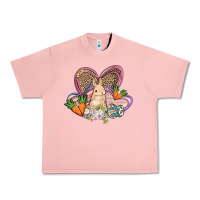 Salmon Easter heart Easter Day Urban Heavy Tee - HowdyJamesFarm