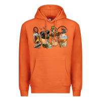 Carrot Fishing Coffee Cups Premium Hoodie - FaDigitalArtStudio