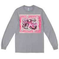 Heather Grey survivor cancer awareness Long Sleeve Tee - CowGirlArtShop