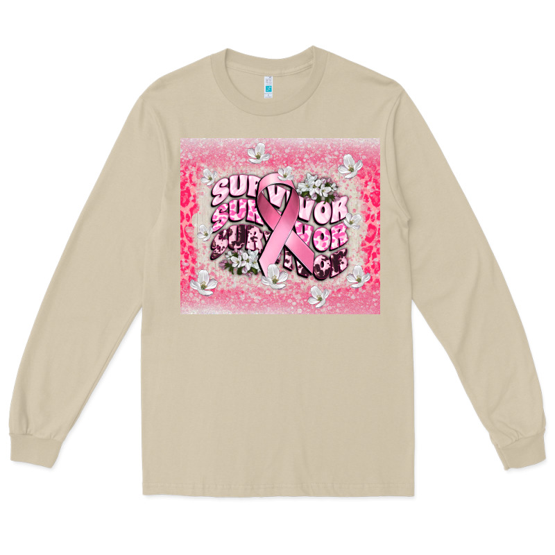 Survivor Cancer Awareness Long Sleeve Tee by CowGirlArtShop | Teevron