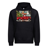 Black christmas truck Urban Hoodie - BarkalooDesign