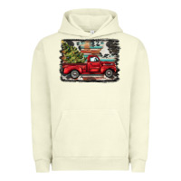 Pigment Pistachio christmas truck Urban Hoodie - BarkalooDesign