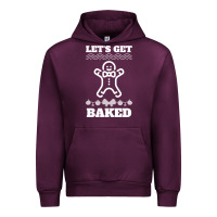 Mauve Wine Let's Get Baked Smoking Weed Funny Christmas Gift 1 Urban Hoodie - lanVoArt