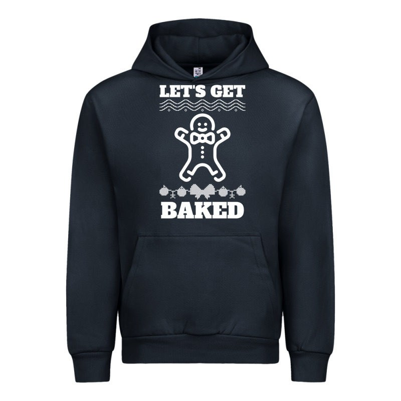 Let's Get Baked Smoking Weed Funny Christmas Gift 1 Urban Hoodie by lanVoArt | Teevron