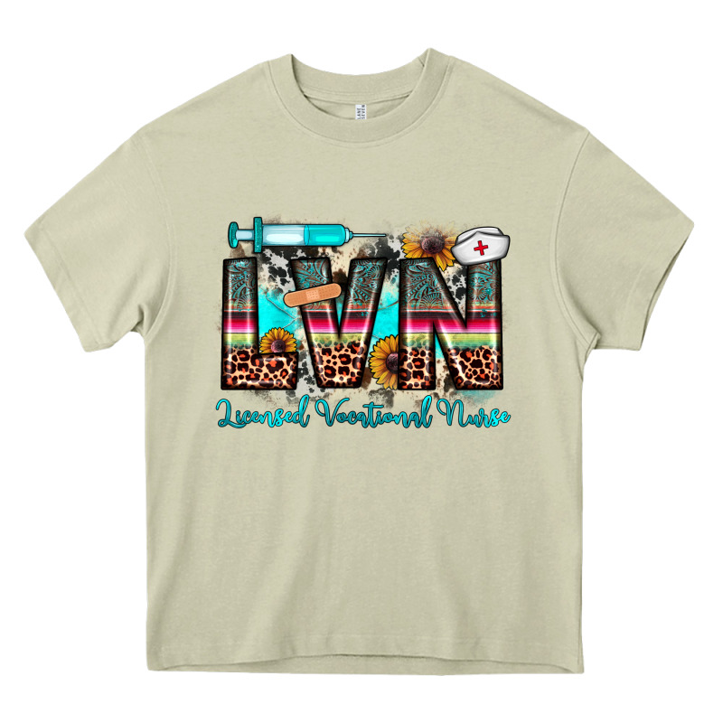 Lvn Licensed Vocational Nurse Heavy Core Tee by JahusDesignShop | Teevron
