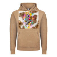 Retro Baseball With Leopard Vintage Hoodie | Teevron