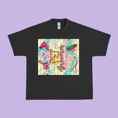 Pet Groomer Urban Heavy Tee Designed By Tumblerdesignbyshophia