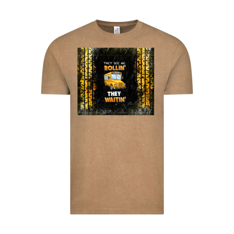 They See Me Rollin' They Waitin' School Bus Vintage Tee by TumblerDesignByShophia | Teevron