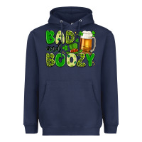 Navy bad and boozy Heavyweight Hoodie - Artiststas