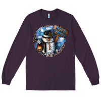 Plum hello winter Long Sleeve Tee - CowGirlArtShop