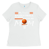White My Favorite Basketball Player Calls Me Mom Ladies Tee - Bettercallsaul
