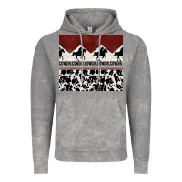 Cloud Rock cowgirl with cowhide Vintage Hoodie - TumblerDesignByShophia