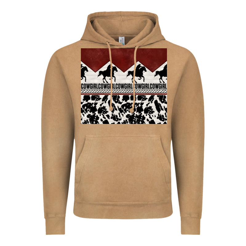 Cowgirl With Cowhide Vintage Hoodie by TumblerDesignByShophia | Teevron