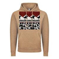 Vintage Coffee cowgirl with cowhide Vintage Hoodie - TumblerDesignByShophia