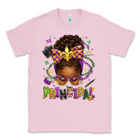 Bubblegum Pink mardi gras principal afro messy bun Classic Tee - texasbilliewilder