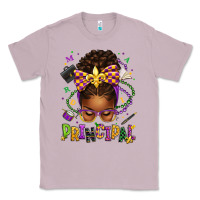 Lilac mardi gras principal afro messy bun Classic Tee - texasbilliewilder