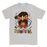 Moon Dust mardi gras principal afro messy bun Classic Tee - texasbilliewilder