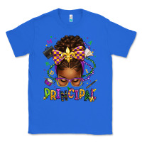True Royal mardi gras principal afro messy bun Classic Tee - texasbilliewilder