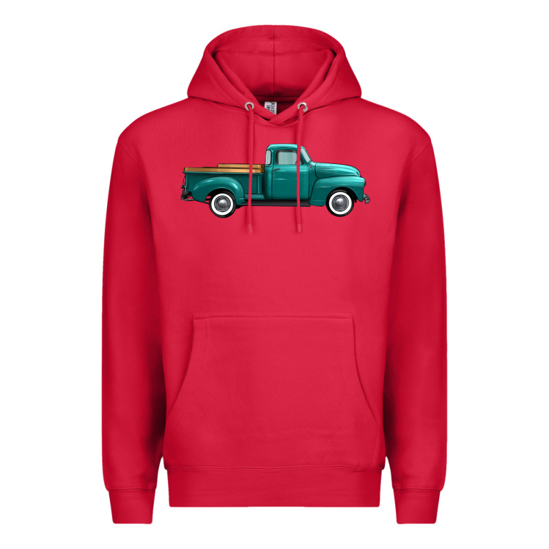 Western Truck Side View Premium Hoodie by FaDigitalArtStudio | Teevron