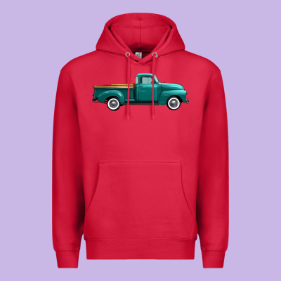 Western Truck Side View Premium Hoodie Designed By Fadigitalartstudio