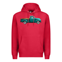 Cardinal western truck side view Premium Hoodie - FaDigitalArtStudio