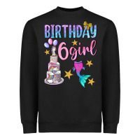 Black birthday girl 6 Heavyweight Sweatshirt - BundleAndBundleShop