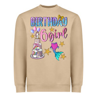 Birthday Girl 6 Heavyweight Sweatshirt | Teevron