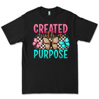Black created with a purpose Premium Tee - Artiststas