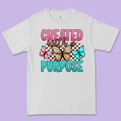 Created With A Purpose Premium Tee Designed By Artiststas
