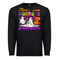 Black theres some horrors in this house Premium Sweatshirt - Artiststas