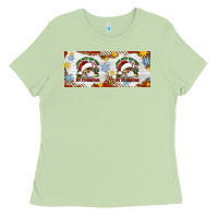 Matcha When You're Dead Inside But It's Christmas Hippie Skeleton Santa Ladies Tee - Artiststas