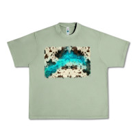Oil Green turquoise, cowhide backgraund Urban Heavy Tee - JahusDesignShop