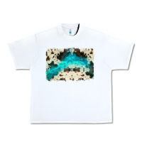 White turquoise, cowhide backgraund Urban Heavy Tee - JahusDesignShop