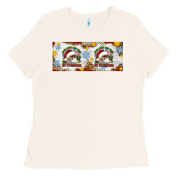 Bone When You're Dead Inside But It's Christmas Hippie Skeleton Santa Ladies Tee - Artiststas