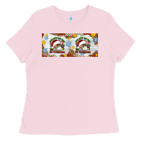 Bubblegum Pink When You're Dead Inside But It's Christmas Hippie Skeleton Santa Ladies Tee - Artiststas