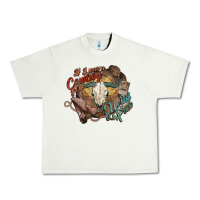 Pistachio Cowboy wild and free western Urban Heavy Tee - HowdyJamesFarm