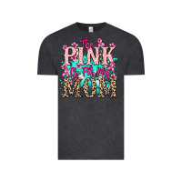 Vintage Black The pink is for my Mom Cancer Awareness Vintage Tee - HowdyJamesFarm