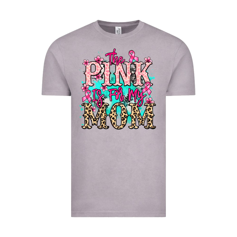 The Pink Is For My Mom Cancer Awareness Vintage Tee by HowdyJamesFarm | Teevron
