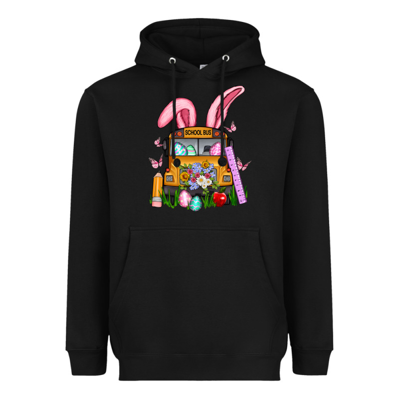 School Bus Easter Heavyweight Hoodie by Artiststas | Teevron