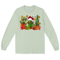 Matcha christmas cactus Long Sleeve Tee - CowGirlArtShop